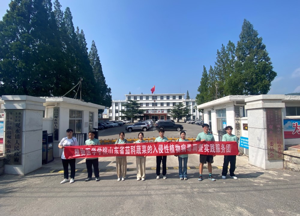 青島農(nóng)業(yè)大學(xué)植物醫(yī)學(xué)學(xué)院山東省茄科蔬菜的入侵性植物病毒調(diào)查服務(wù)團(tuán) —— 攜夢下鄉(xiāng)，共繪鄉(xiāng)村振興新篇章
